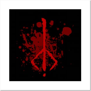 Bloodborne - Hunter Rune (with background) Posters and Art